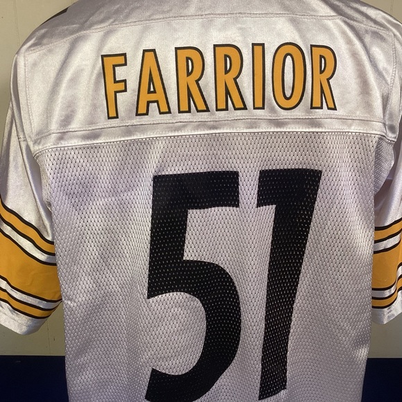 Reebok Pittsburgh Steelers James Farriior Jersey mens size large - Picture 2 of 10